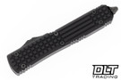 Microtech 122-3UT-DS Ultratech D/E - Black Frag Handle - Black DLC Blade - Signature Series