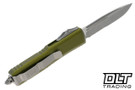 Microtech 231-11APOD UTX-85 S/E - OD Green Handle - Apocalyptic Blade