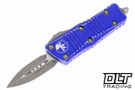 Microtech 238-10DPU Mini Troodon D/E - Distressed Purple Handle - Apocalyptic Blade Microtech 238-10DPU Mini Troodon D/E - Distressed Purple Handle - Apocalyptic Blade