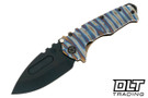 Medford Praetorian T Drop Point - PVD S90V - Flamed & Bronze Titanium- PVD Hardware & Clip #1