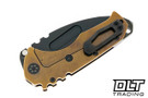 Medford Praetorian T Drop Point - PVD S90V - Flamed & Bronze Titanium- PVD Hardware & Clip #1