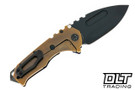 Medford Praetorian T Drop Point - PVD S90V - Flamed & Bronze Titanium- PVD Hardware & Clip #3