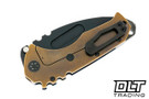 Medford Praetorian T Drop Point - PVD S90V - Flamed & Bronze Titanium- PVD Hardware & Clip #3