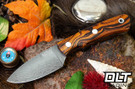 Bark River PSK EDC Wave Damascus Desert Ironwood Burl - Black Liners #2