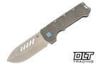 PMP Kodiak - Bead Blasted Titanium - Blue Hardware