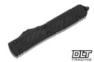 Microtech 119R-1CFS Ultratech Hellhound Razor - Carbon Fiber - Black Blade - Signature Series