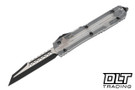 Microtech 119W-1CLS Ultratech Warhound - Clear - Black Blade - Signature Series