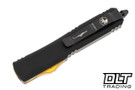 Microtech 121-1DLCTULS Ultratech S/E - Ultem - Black Blade - Signature Series