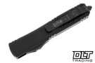 Microtech 122-2JK Ultratech D/E Jedi Knight - Black Handle - Blue Blade