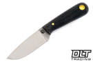 LT Wright Frontier First MagnaCut - Flat Ground - Black Canvas Micarta - Matte
