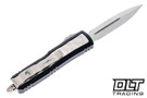 Microtech 126-12BIS Daytona D/E - Black Handle - Brute Inlay - Stonewashed Blade - Signature Series