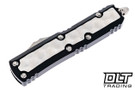 Microtech 126-12BIS Daytona D/E - Black Handle - Brute Inlay - Stonewashed Blade - Signature Series
