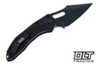 Microtech 169-1T Stitch S/E - Black Handle - Black Blade