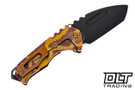 Medford Praetorian Genesis T Tanto - PVD S90V - Sculpted Titanium - Dual Finish Clip #1
