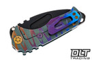 Medford Praetorian Genesis T Tanto - PVD S90V - Sculpted Titanium - Dual Finish Clip #2