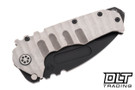 Medford Praetorian T Drop Point - PVD S35VN - Sculpted Titanium #4