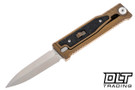 Reate EXO-M Elmax DE - Bronze Anodized Titanium - Marbled Carbon Fiber Inlay