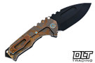 Medford Praetorian T Drop Point - PVD S35VN - Sculpted Titanium - Maker's  Hardware & Clip