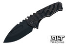 Medford Praetorian T Drop Point - PVD S90V - PVD Ghosted American Flag - PVD Hardware & Clip
