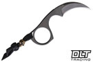Bastinelli Diagnostic Karambit Fixed Blade - Skull Bead