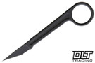 Bastinelli Picoeur Fixed Blade - Black Cerakote
