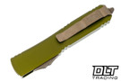 Microtech 122-14APOD Ultratech D/E - OD Green Handle - Bronze Apocalyptic Blade