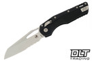 Microtech 210T-11IMBK MSI S/E - Black Injection Molded Handle - Stonewashed Blade