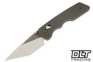 Attn2Detail Barlock Medium - Satin Hissatsu MagnaCut - Flat Barbell stonewashed Titanium
