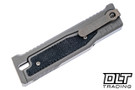 Reate EXO-M Elmax Drop Point - Black Micarta Inlay