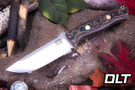 Bark River Bravo 1 Cru-Wear Snakeskin Burgundy Canvas - Matte - Brass Pins