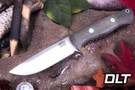 Bark River Bravo 1 Cru-Wear Green Canvas Micarta - Matte - Rampless