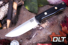 Bark River Bravo 1 Cru-Wear Black G-10 - Yellow Liners - Brass Pins - Rampless