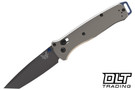 Benchmade Bailout 537BK-2302 - Cobalt Black Tanto Blade - Titanium Handle - Black Class