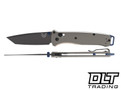 Benchmade Bailout with Titanium scales, and a coated M4 tanto blade