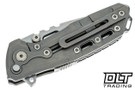 Reate T1000 - Bead Blasted Titanium - Satin Blade