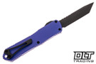 Heretic Manticore E T/E - DLC Tanto MagnaCut Blade - Purple Aluminum Chassis - Black Hardware & Clip