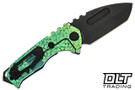 Medford Praetorian Genesis T Tanto - PVD S90V - Green Peaks & Valleys - PVD Hardware & Clip