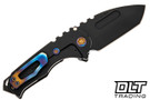 Medford Praetorian Genesis T Tanto - PVD S90V - PVD Ghost American Flag - Flamed Hardware & Clip