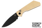 Pro-Tech Strider PT+ - Bronze Handle - Black MagnaCut Blade