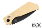 Pro-Tech Strider PT+ - Bronze Handle - Black MagnaCut Blade