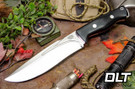 Bark River Strike Force II 3V Black Canvas Micarta - Red Liners
