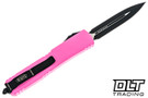 Microtech 122-1BPK Ultratech D/E - Pink Cerakote Handle - Black Blade