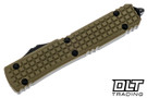 Microtech 122-1FRGTODS Ultratech D/E - OD Green Frag G-10 - Black Blade - Signature Series