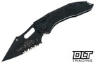 Microtech 169-2T Stitch S/E - Black Handle - Black Blade
