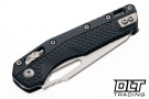 Microtech 210T-10PMBK MSI S/E - Black Injection Molded Handle - Stonewashed Blade