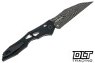 Kershaw Launch 13 Auto -  7650DAM Black Aluminum Handle - Damascus Blade