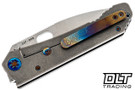 Medford 187DPT - Tumbled S90V - Deep Cut MKT Logo - Flamed Hardware & Clip