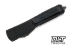 Microtech 119-1DLCTCFSH Ultratech Hellhound Shadow - Carbon Fiber - Black DLC Blade
