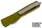 Microtech 122-11APOD Ultratech D/E - OD Green Handle - Apocalyptic Blade Microtech 122-11APOD Ultratech D/E - OD Green Handle - Apocalyptic Blade