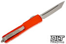 Microtech 123-12OR Ultratech T/E - Orange Handle - Stonewashed Blade